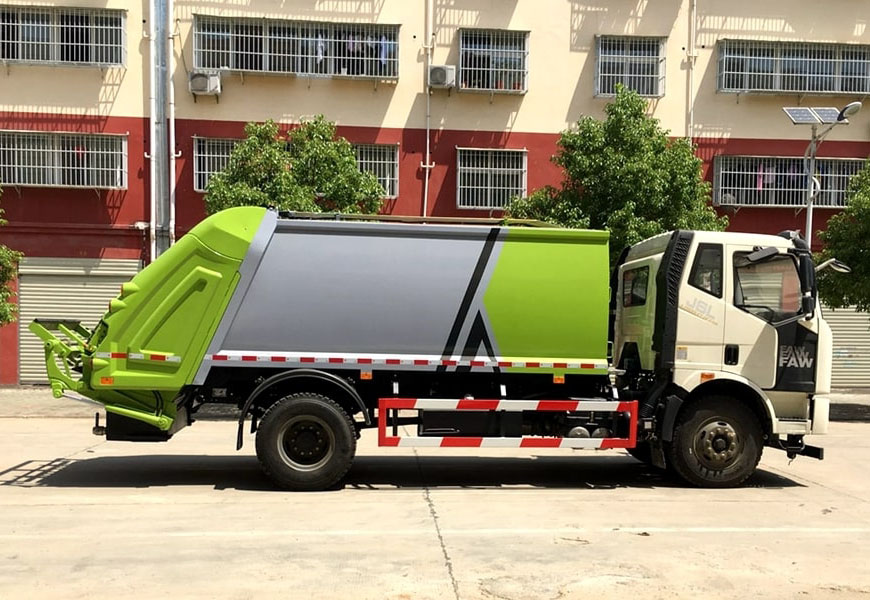 一汽解放壓縮垃圾車(chē)圖片