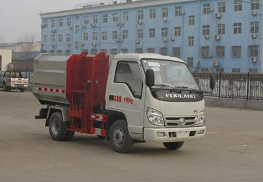 國(guó)五福田時(shí)代自裝卸式垃圾車